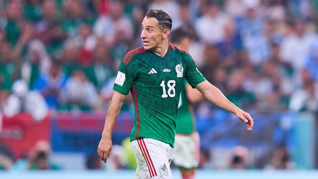 Andrés Guardado en Qatar 2022.