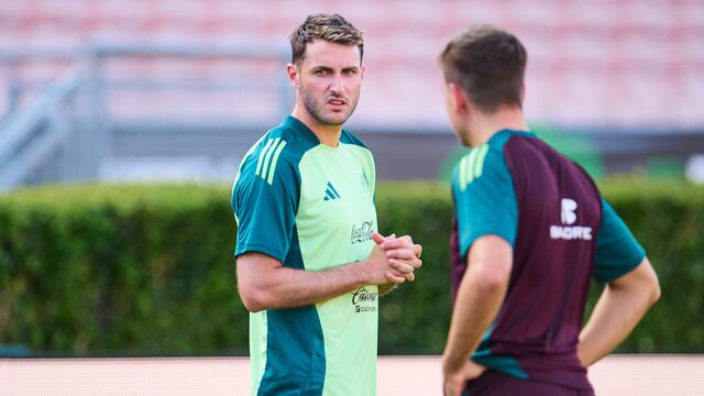 Santiago Giménez con la Selección Mexicana