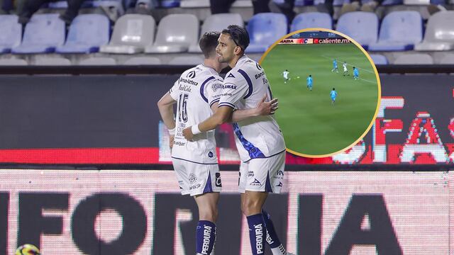 Gol de Ricardo Marín ante Pachuca.