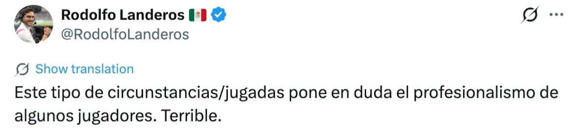 Rodolfo Landeros critica Copa Árabe 2025.