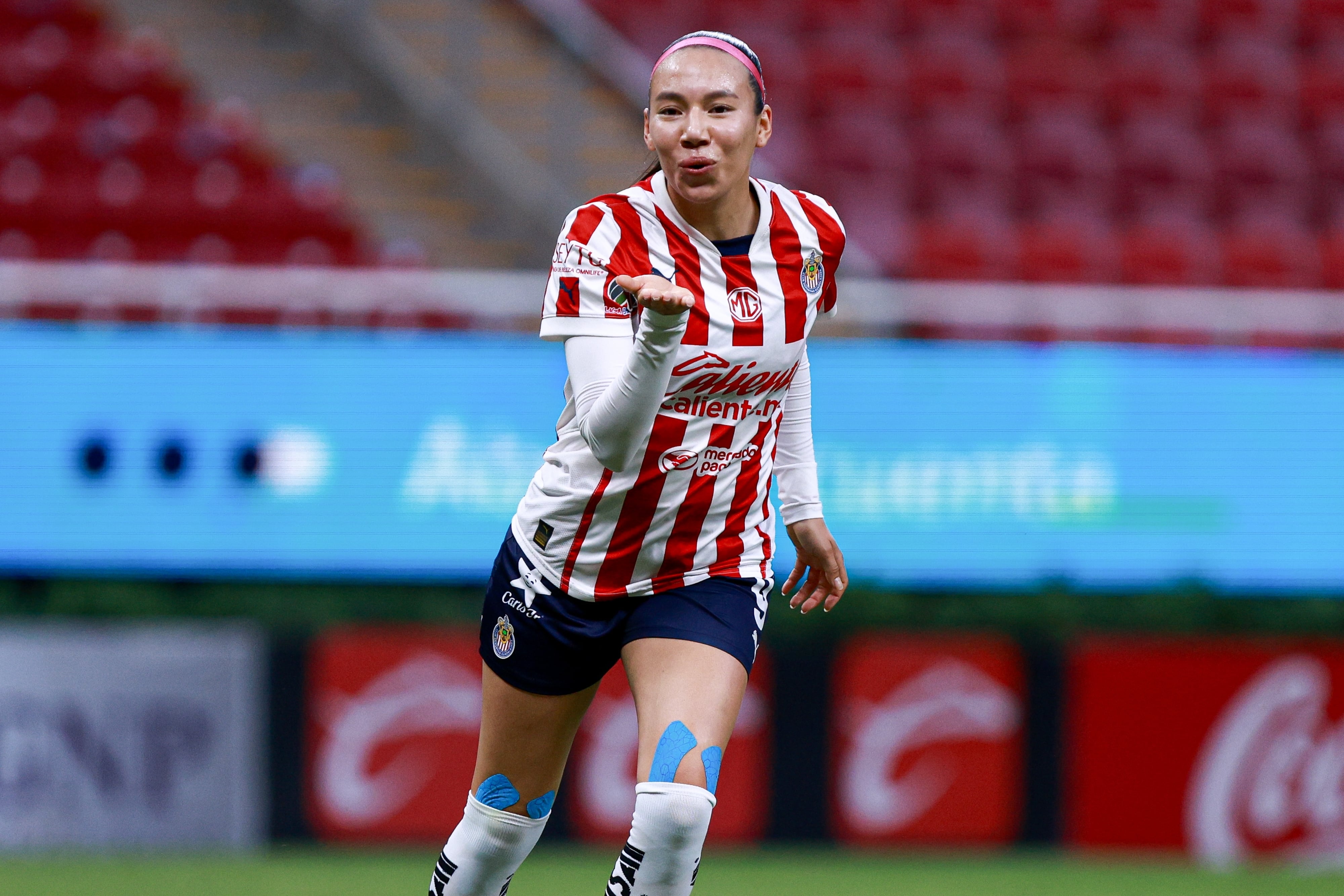 Gabriela Valenzuela con Chivas Femenil.