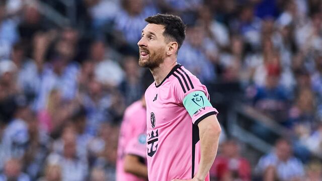 Lionel Messi, en un partido con el Inter Miami