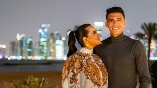 Héctor Moreno e Irene Martínez celebrar cinco años de casados