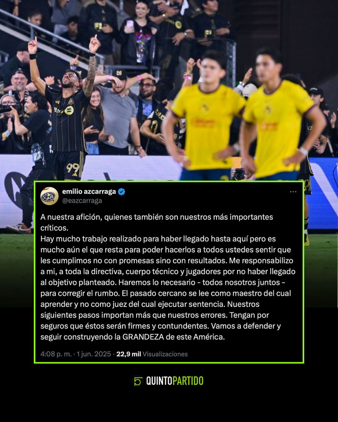 Tuit de Emilio Azcárraga