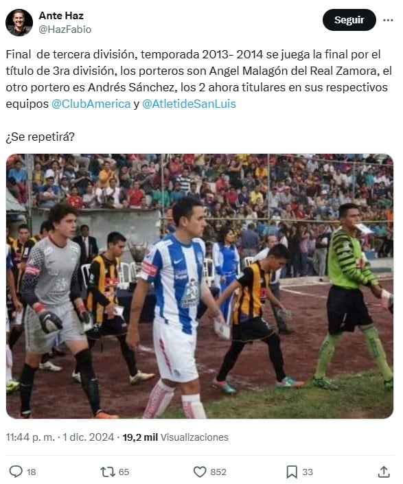 Así es la antigua foto de Luis Malagón y Andrés Sánchez