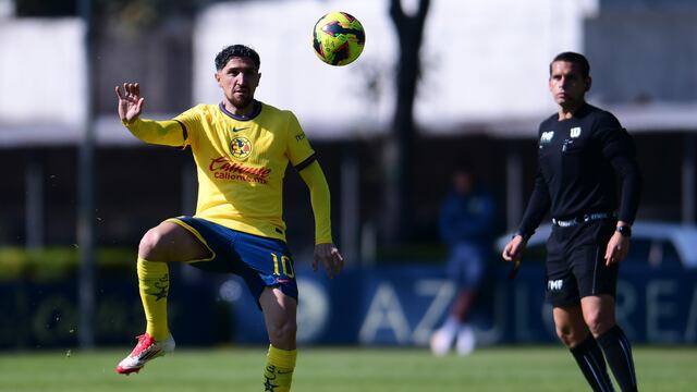 Diego Valdés jugó de titular pero con el América Sub-23