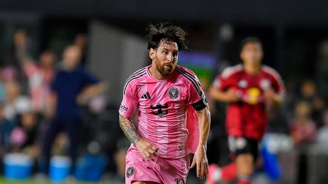 Lionel Messi en el Inter de Miami vs NY Red Bull.