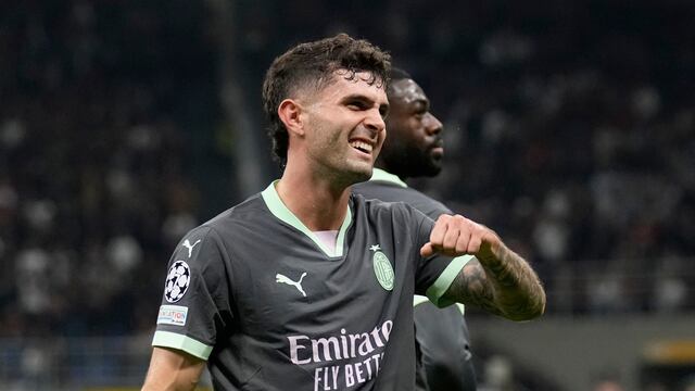 Christian Pulisic, jugador del AC Milan.