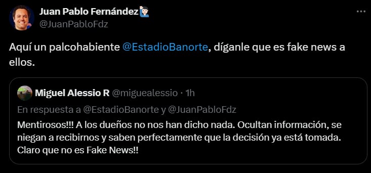 Dueño de palco del Estadio Azteca da su versión