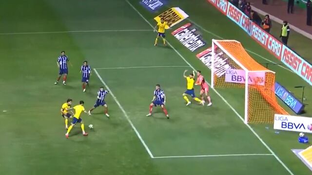 La prueba de que no debió contar el gol del América a Rayados