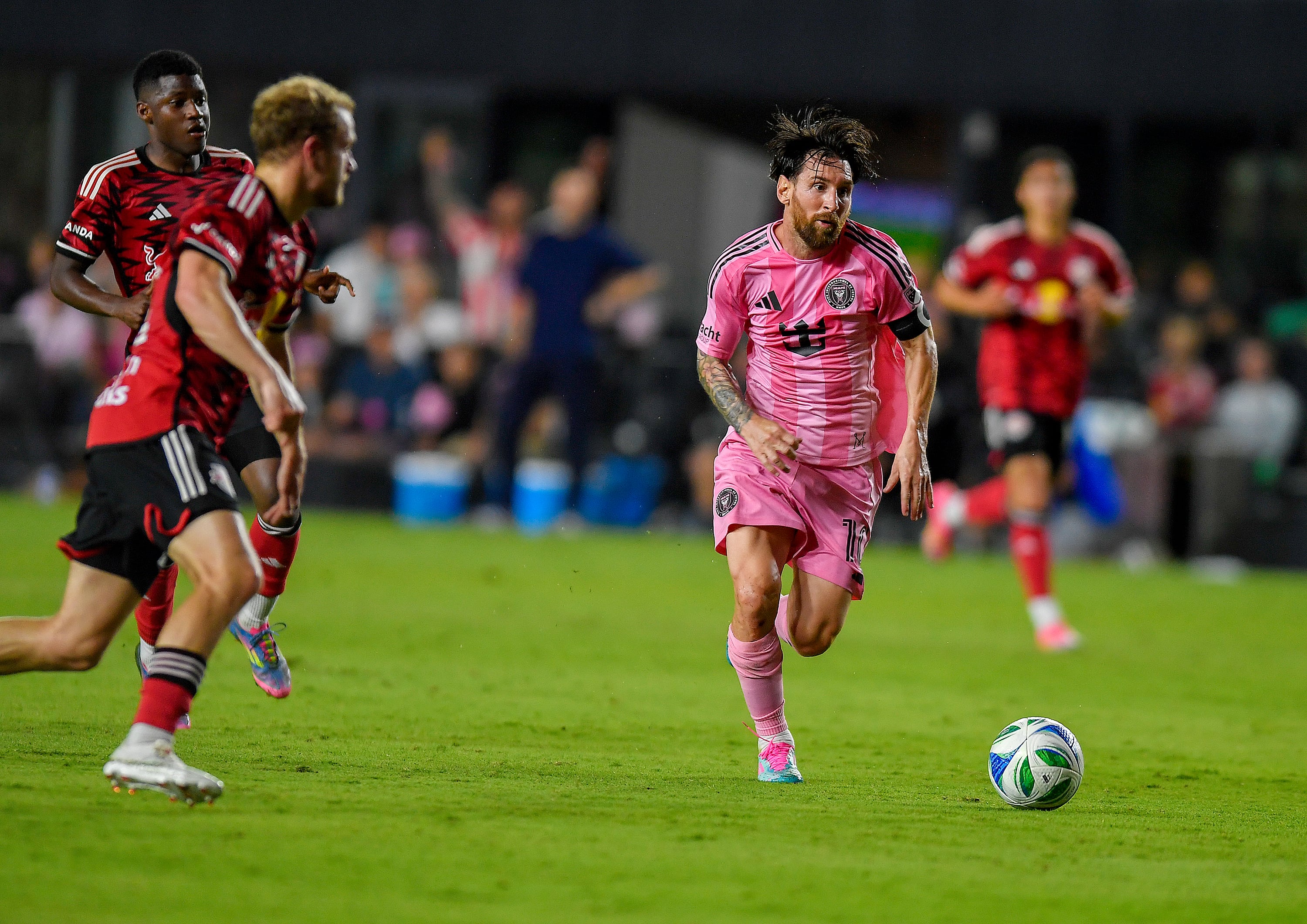 Lionel Messi en el Inter de Miami vs NY Red Bull.
