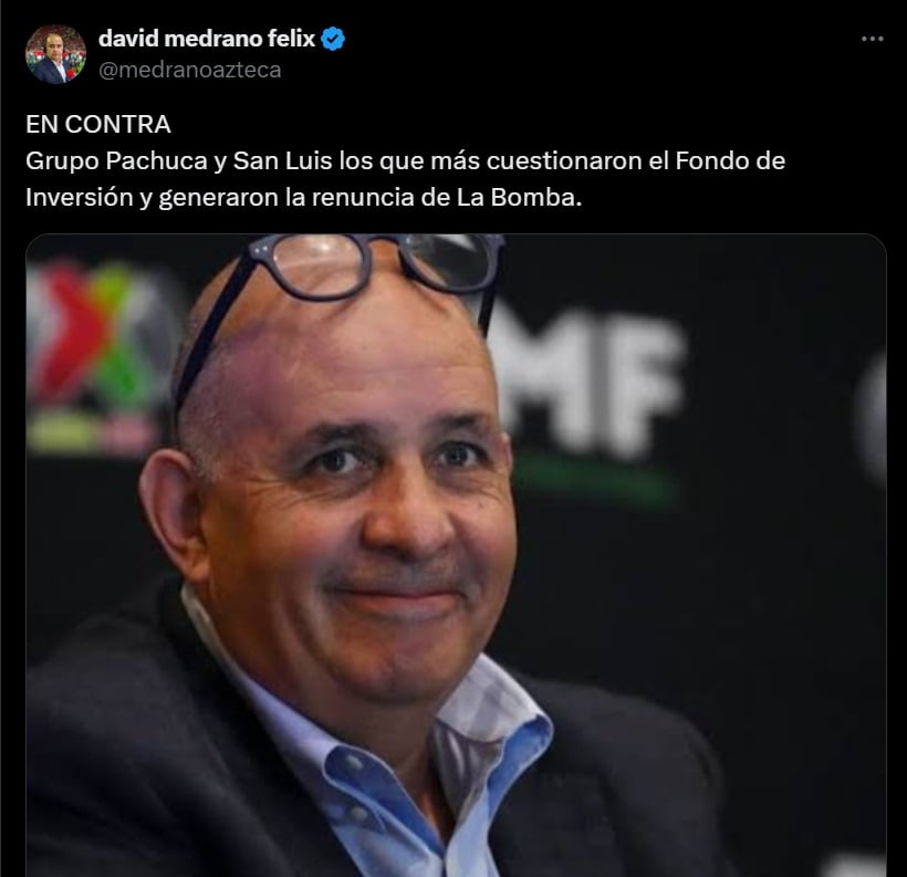 Equipos que provocaron la renuncia de la Bomba