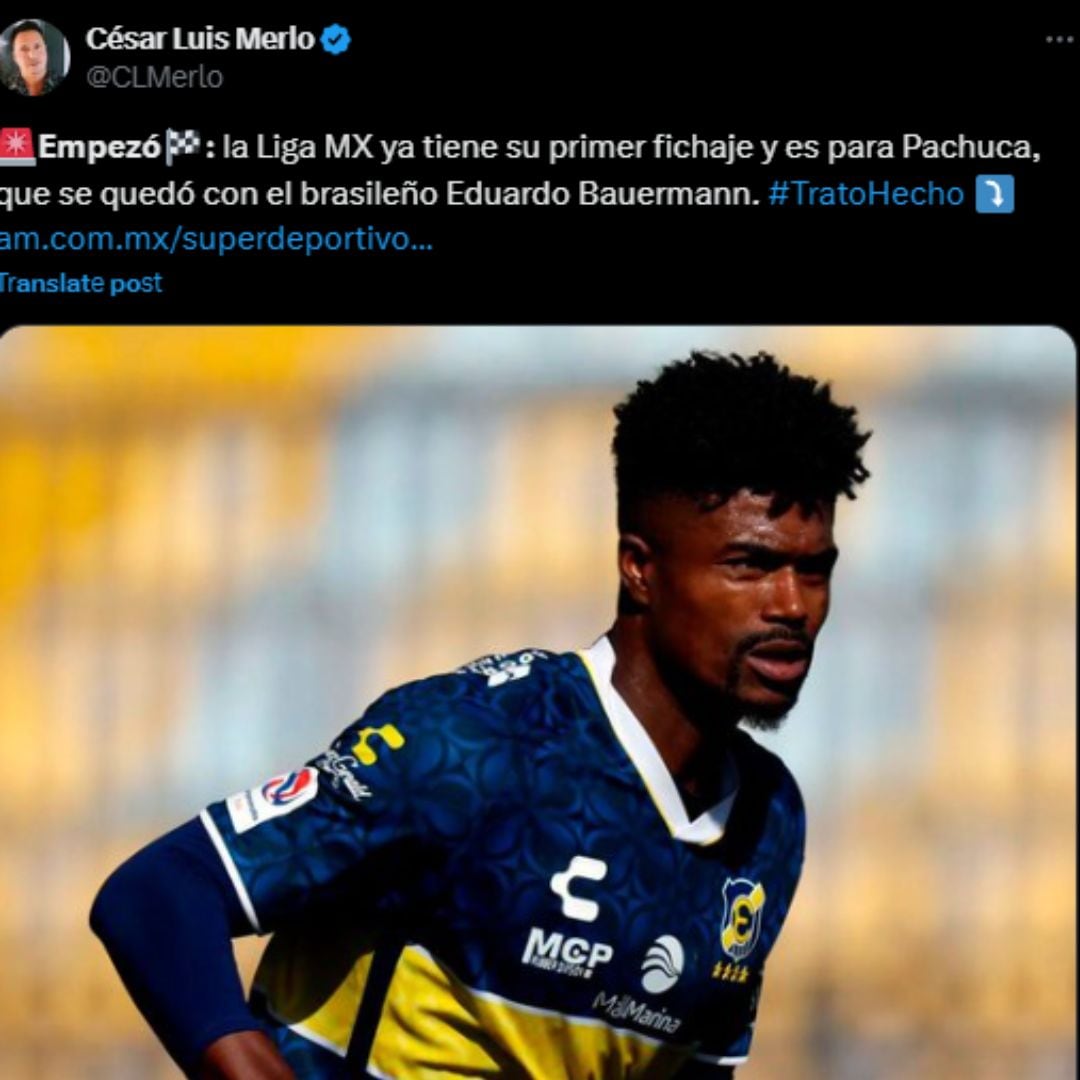 Eduardo Bauermann, el primer fichaje del Clausura 2025 de la Liga MX.