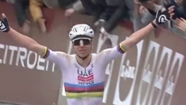 Tadej Pogacar volvió a demostrar su dominio en las clásicas