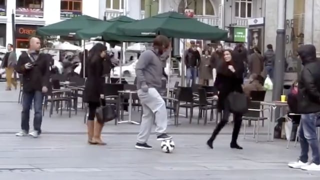 El día que Cristiano Ronaldo se disfrazó para jugar en las calles de Madrid