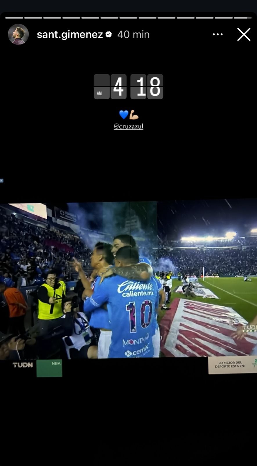 La prueba de que Santiago Giménez ama al Cruz Azul y no al Boca Juniors