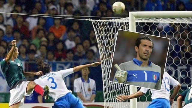 Gianluigi Buffon pone gol de Jared Borgetti a la altura de la chilena de Cristiano Ronaldo