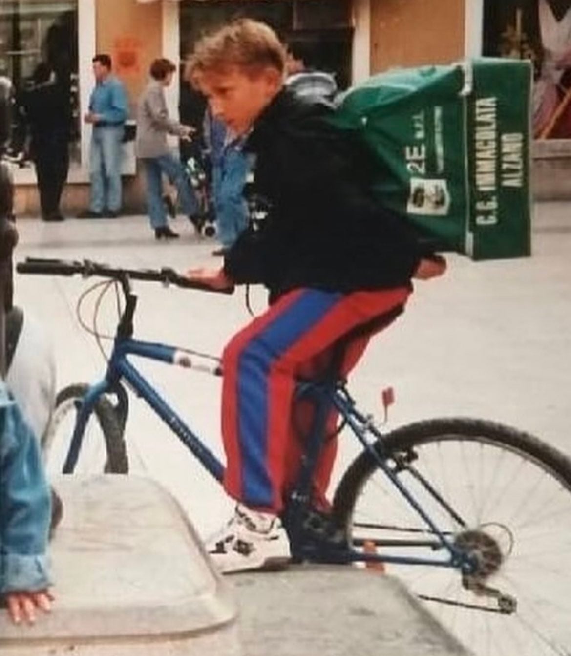 Lucka Modric cuando era niño