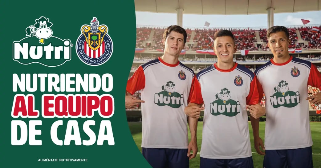 Nutri y Chivas unen fuerzas en una alianza enfocada en la nutrición y el desarrollo deportivo.