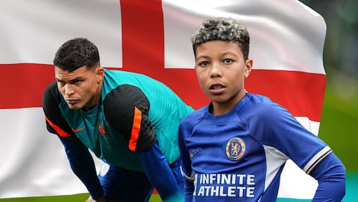 Traición a Brasil: El hijo del legendario Tiago Silva pinta para crack y juega con Inglaterra