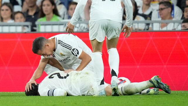 Dani Carvajal con el Real Madrid.