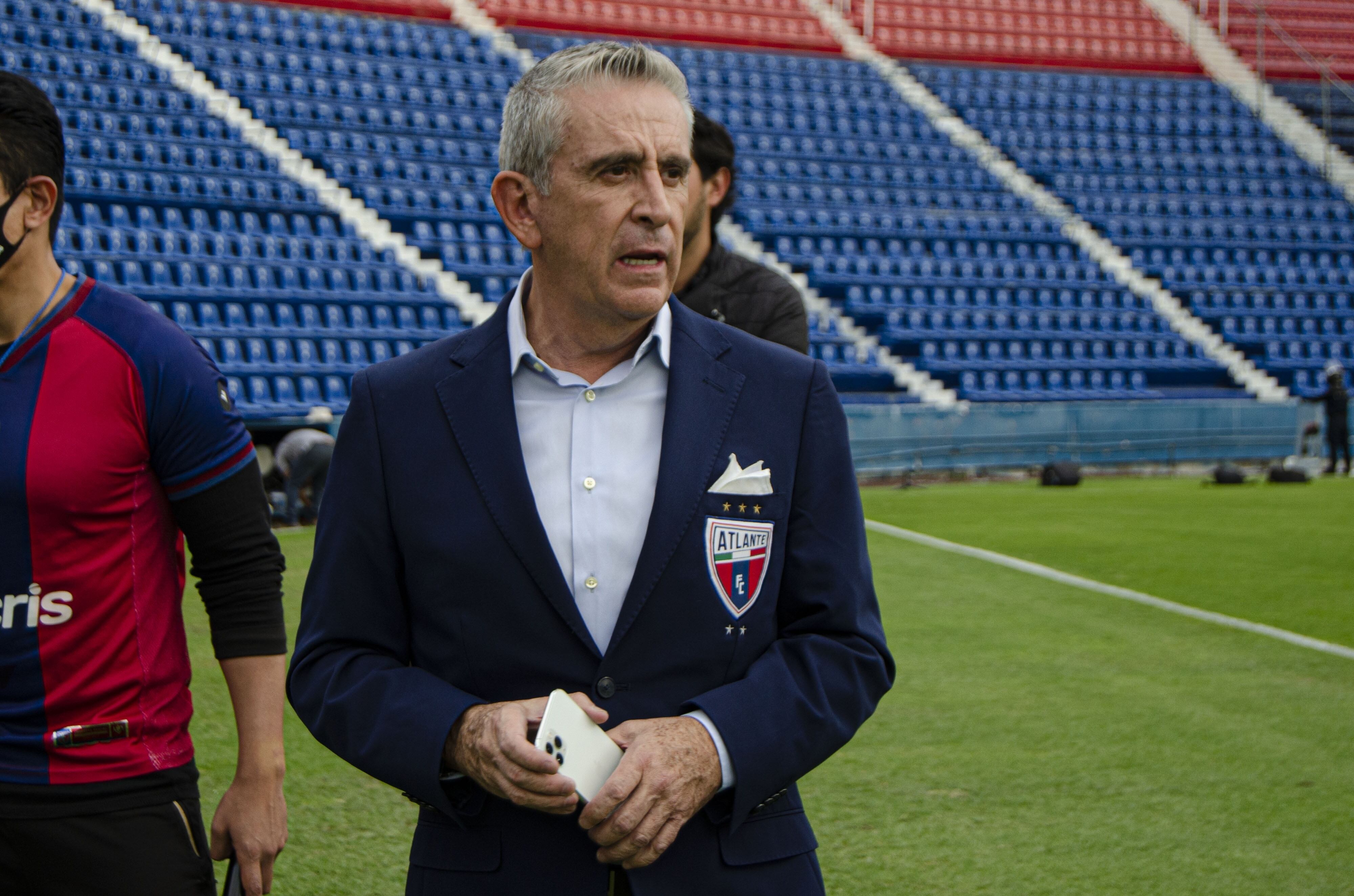 Emilio Escalante, presidente del Atlante.