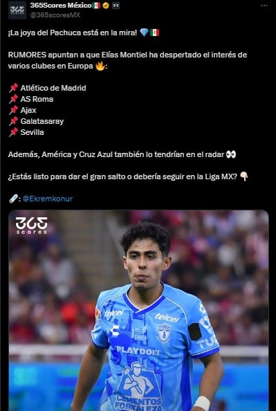 Elias Montiel es seguido por varios equipos de Europa