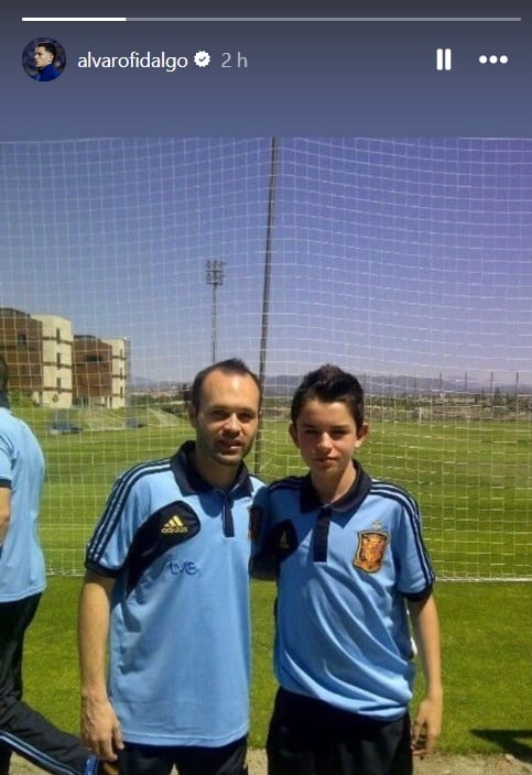 Fidalgo e Iniesta.