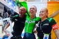 Lara Gillespie conquista el arcoíris a más de 50 km/h; Yareli Acevedo lo defendió hasta el último sprint