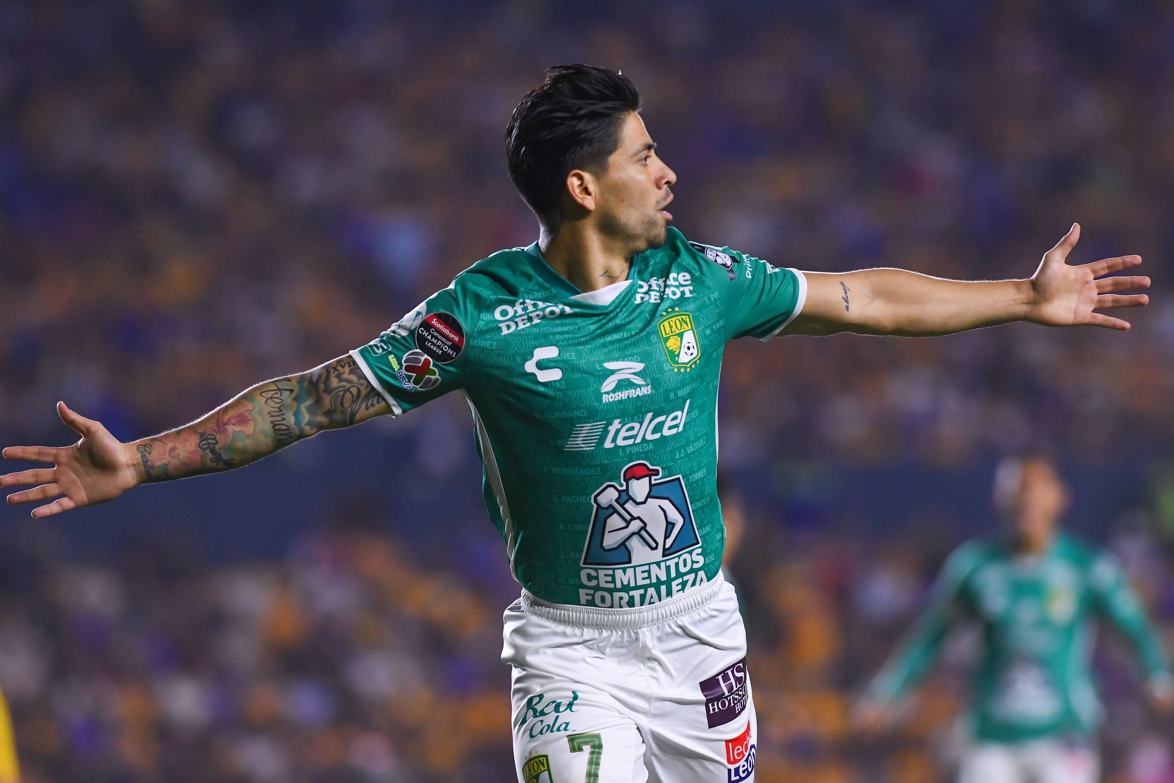 Víctor Dávila, en su paso por Club León.