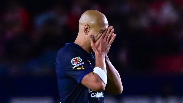 Chicharito Hernández en el Atlético de San Luis vs Chivas.
